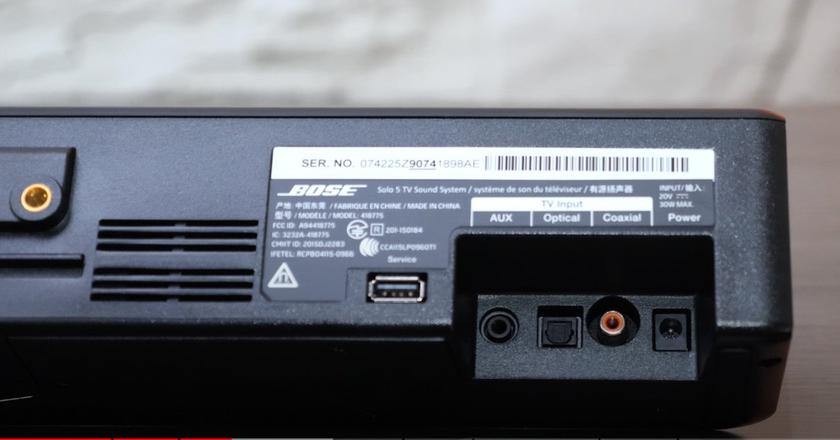 Bose Solo 5 beamer und soundbar