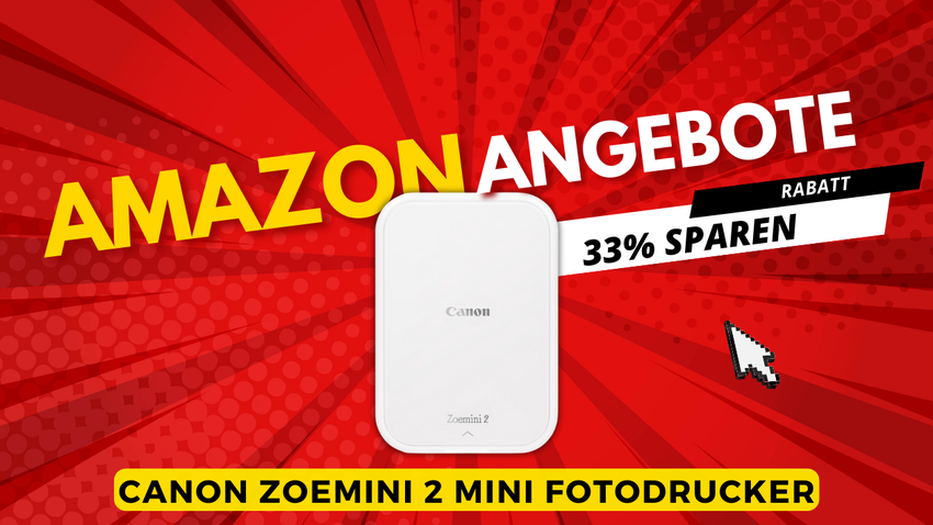 Canon Zoemini 2 Mini Fotodrucker – Black Friday Ersparnis von 45€!