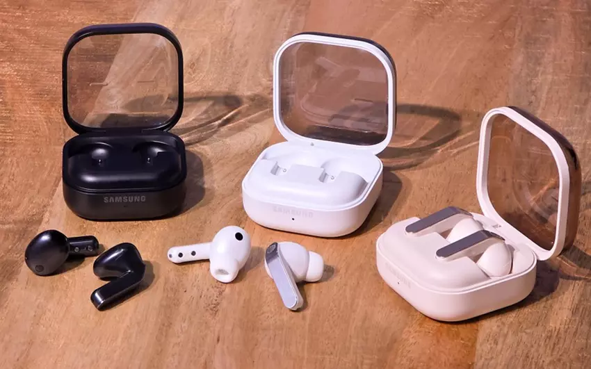 Farbpalette der neuen Samsung Galaxy Buds 4 Kopfhörer