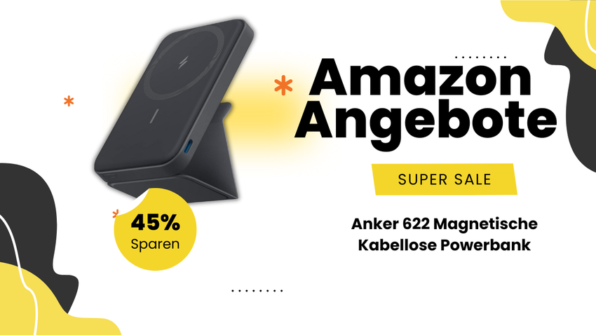 Anker 622 MagGo Powerbank – Jetzt über 25€ günstiger!