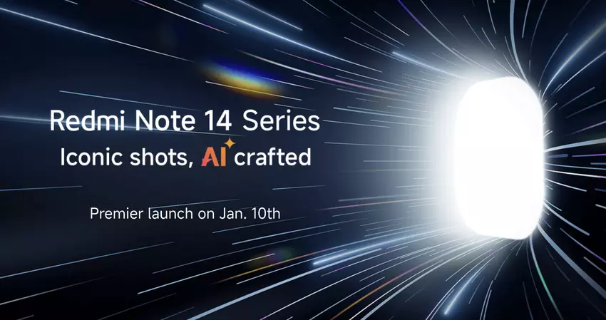 Xiaomi hat die weltweite Einführung von fünf neuen Modellen der Redmi Note 14 Serie für den 10. Januar angekündigt