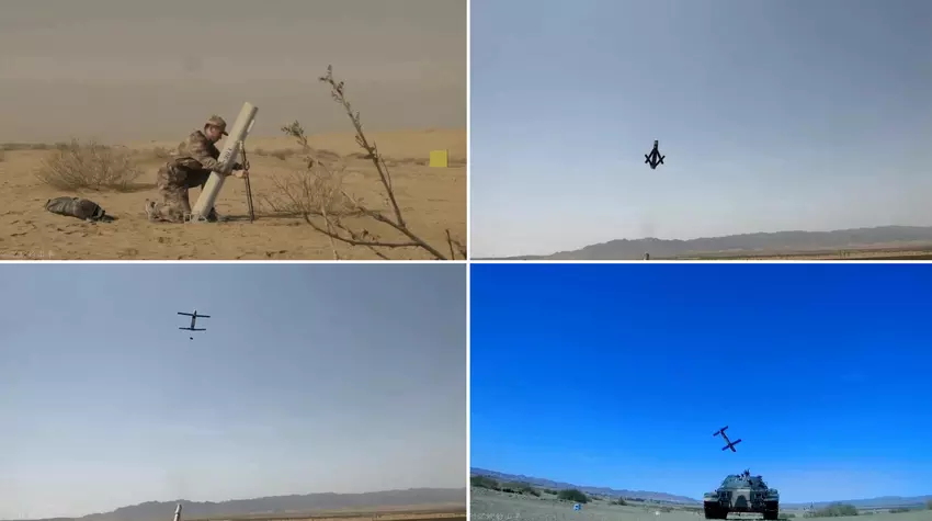 Chinesisches Analogon von Switchblade - China demonstrierte die Zerstörung eines Panzers durch eine FH-901 Kamikaze-Drohne