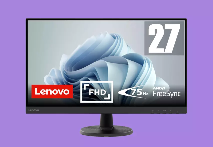 Lenovo D27-45 auf Amazon: 27-Zoll-Monitor mit 75Hz Bildwiederholrate und einem Rabatt von 70 Euro