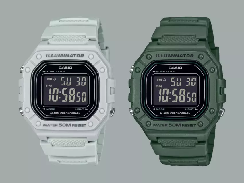 Casio stellt erschwingliches W-218H mit Hintergrundbeleuchtung und 7-Jahres-Batterie vor