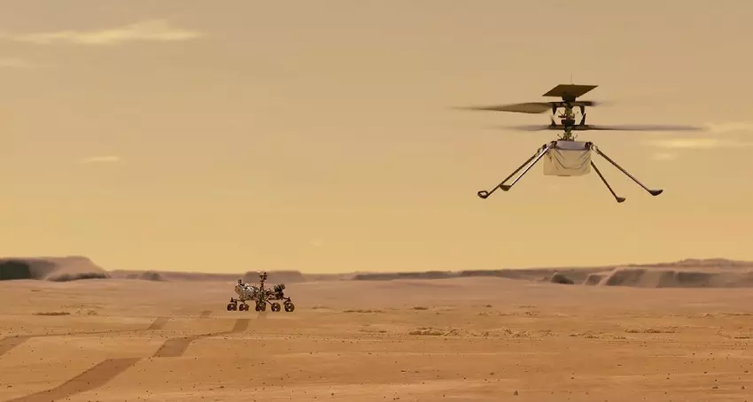 Ingenuity machte seinen 55. Flug über den Mars - der unbemannte Hubschrauber flog 264 Meter in 143 Sekunden