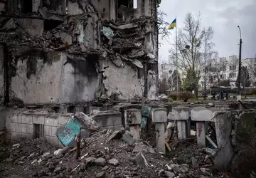 Banksy besuchte die Ukraine: Der Straßenkünstler ...