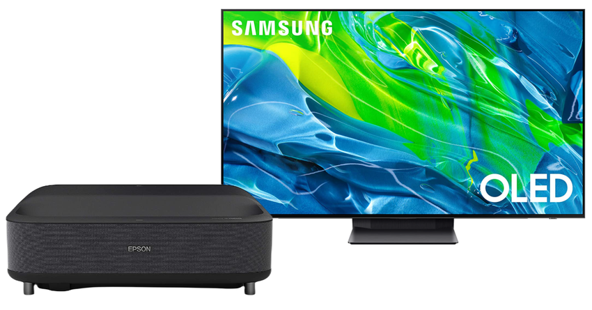 4k laser projector vs oled tv