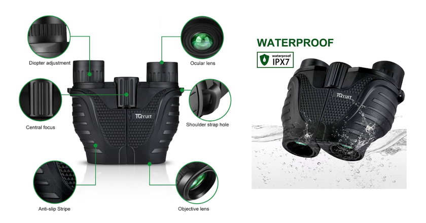 TQYUIT wasserdichte ferngläser im test