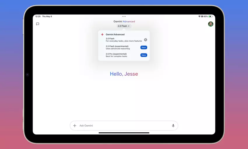 Google bereitet ein neues Gemini-Design für Tablets und faltbare Smartphones vor