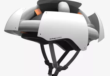 Der Airbag-Fahrradhelm bietet besseren Kopfschutz für ...