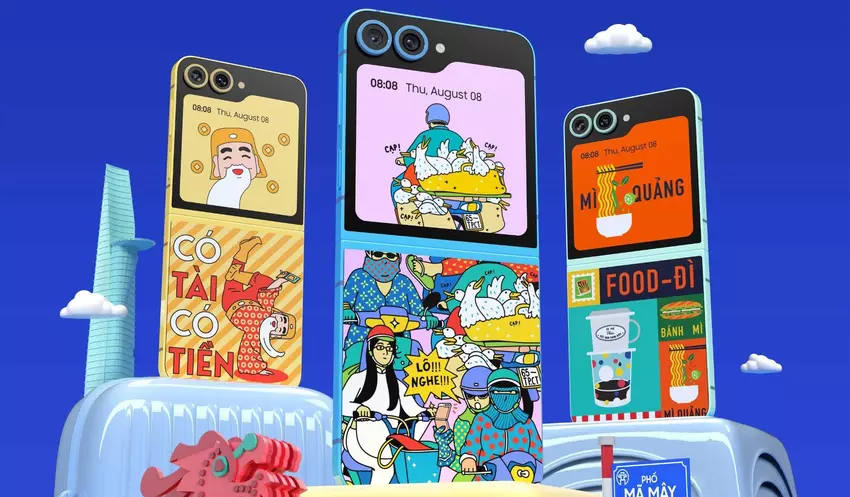 Was sein wird, wird sein: Samsung hat eine neue Kollektion von Hüllen für das Galaxy Z Flip 6 in Vietnam enthüllt