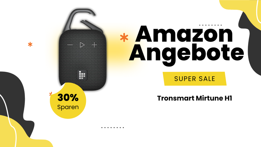 Tronsmart Mirtune H1 Bluetooth Lautsprecher – Jetzt 10,50€ günstiger!