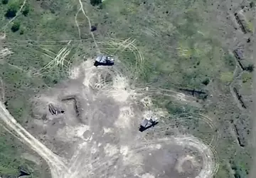 Streitkräfte der Ukraine verbrannten mit Hilfe ...