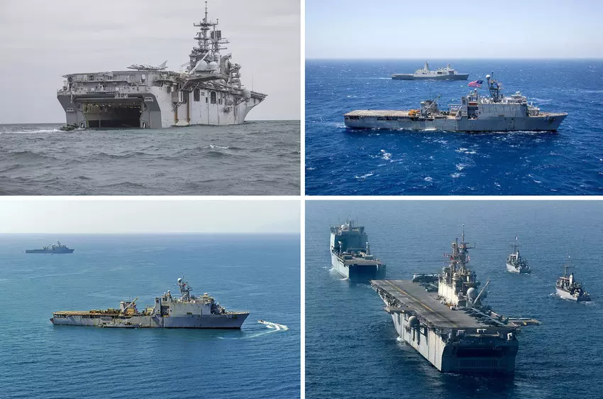 Die USA entsenden die amphibischen Angriffsschiffe USS Bataan und USS Carter Hall in den Persischen Golf, um F-35-, F-16- und A-10-Flugzeuge sowie den Zerstörer USS Thomas Hudner zu unterstützen und den Iran wirksam abzuschrecken