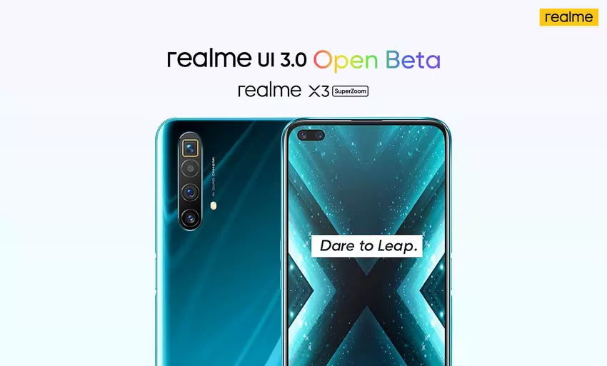 realme X3 SuperZoom erhält eine Beta-Version von realme UI 3.0 basierend auf Android 12