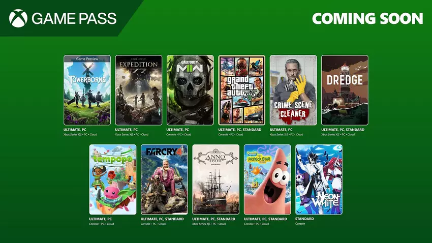 GTA V, SpongeBob Schwammkopf, Anno 1800 und Clair Obscur: Expedition 33 - in den kommenden Wochen gibt es jede Menge Neuerscheinungen quer durch die Genres im Xbox Game Pass
