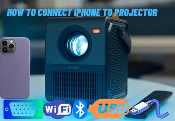 iPhone an den Projektor anschließen