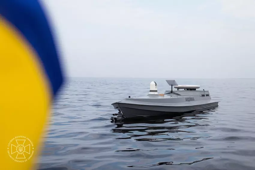 Der ukrainische Sicherheitsdienst testet eine neue Seedrohne vom Typ Sea Baby mit einer Reichweite von bis zu 1.000 km und einer Nutzlast von etwa einer Tonne