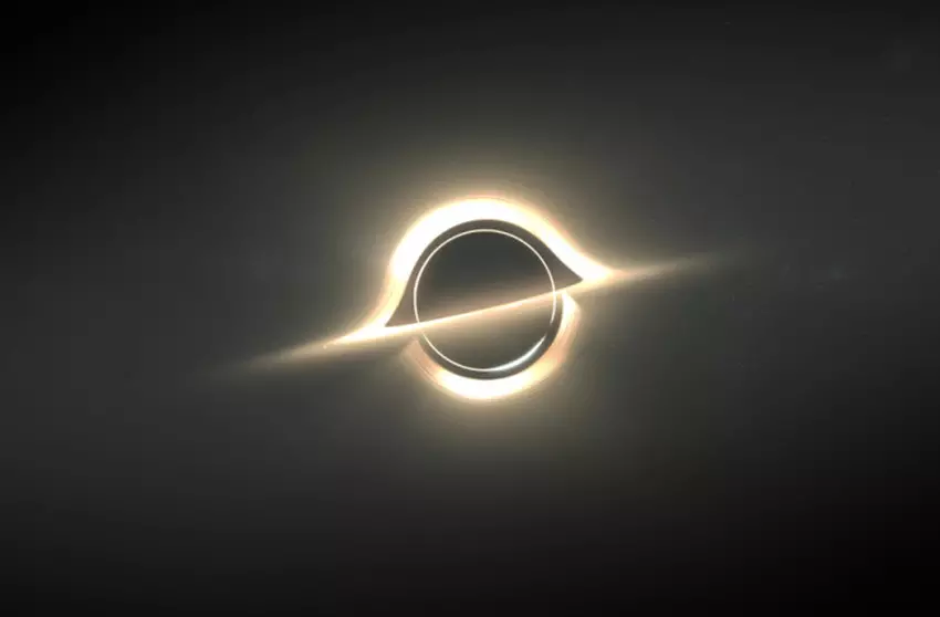 Astronomen haben ein supermassereiches schwarzes Loch entdeckt, das aus seiner Galaxie entkommen ist und eine Reihe von Sternen mit 5,6 Millionen km/h hinter sich hergezogen hat