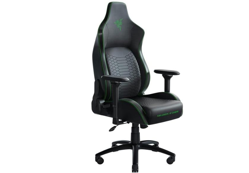 Razer Iskur profi gaming stuhl setup