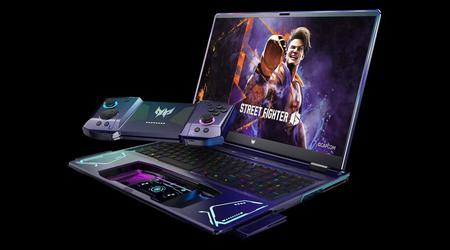Acer hat auf der IFA 2024 das Project DualPlay Gaming-Notebook vorgestellt, bei dem ein Gaming-Controller in das Gehäuse integriert ist