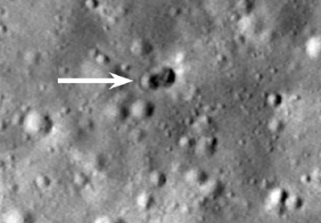 Ein unbekanntes Objekt stürzte auf der ...