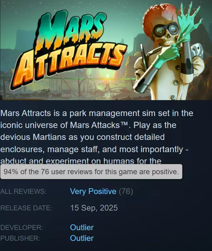 Screenshot aus dem Spiel Mars Attracts