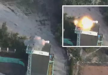 Eine ukrainische FPV-Drohne zerstörte eine russische ...