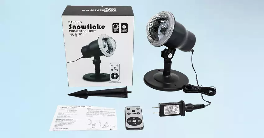 Yuegang schneeflocken projektor