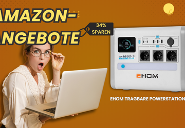 EHOM Tragbare Powerstation EP1650 – Sparen ...