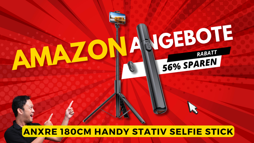 ANXRE 180cm Handy Stativ – Revolutionäre Aufnahmetechnik mit 56% Rabatt!