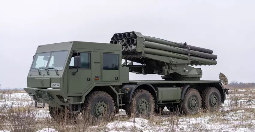 Video vom Kampfeinsatz des neuesten ukrainischen Bureviy MLRS veröffentlicht