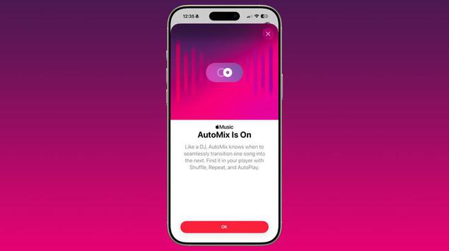 AutoMix in iOS 26 fügt DJ-Übergänge ...