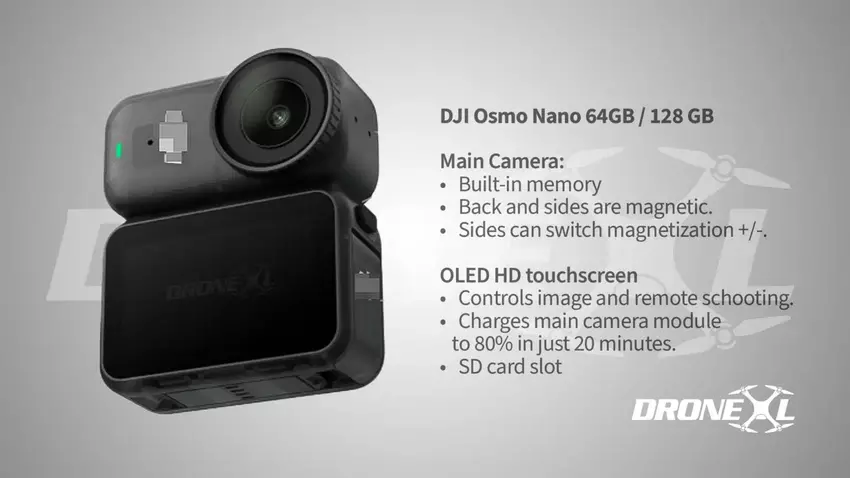 DJI bereitet eine modulare Kamera Osmo Nano vor