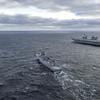 Der britische Flugzeugträger HMS Queen Elizabeth, der Kampfflugzeuge der fünften Generation vom Typ F-35B Lightning II an Bord hat, ist zum ersten Mal in der Geschichte unter NATO-Kommando gestellt worden.-34 Der britische Flugzeugträger HMS Queen Elizabeth, der Kampfflugzeuge der fünften Generation vom Typ F-35B Lightning II an Bord hat, ist zum ersten Mal in der Geschichte unter NATO-Kommando gestellt worden.-34