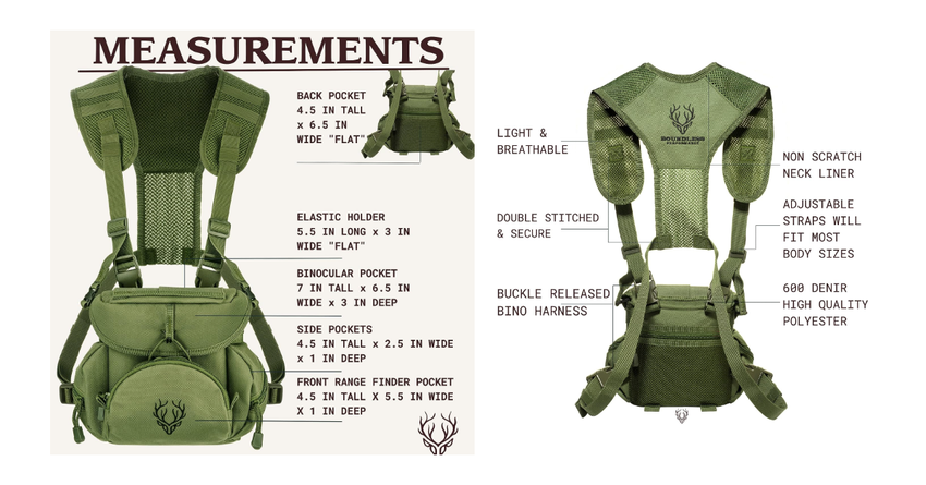 Boundless bester fernglasgurt für die jagd