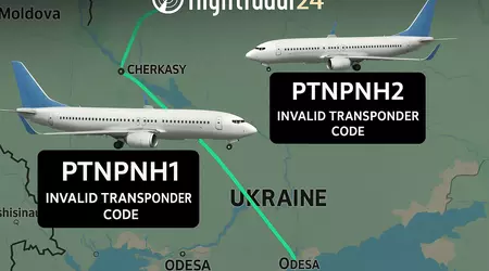 Zivile Flugzeuge mit PTNPNH-Codes, die Putin beleidigen, fliegen über den Himmel der Ukraine