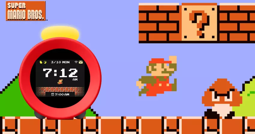 Der intelligente Wecker Nintendo Alarmo wurde mit klassischen Szenen aus Super Mario Bros. 