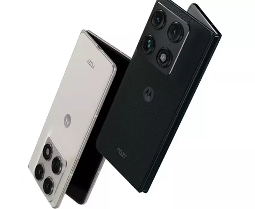 Motorola Razr Fold Design im gefalteten Zustand