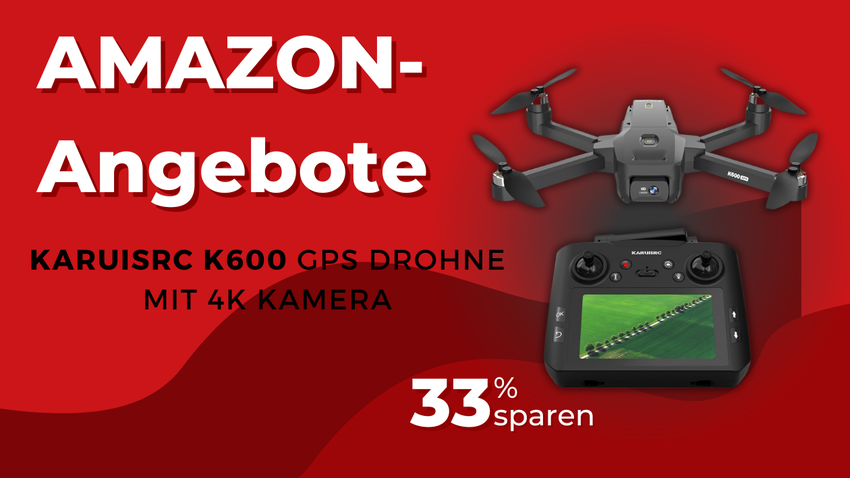 Karuisrc K600 GPS Drohne mit 4K Kamera - Jetzt 100€ günstiger!