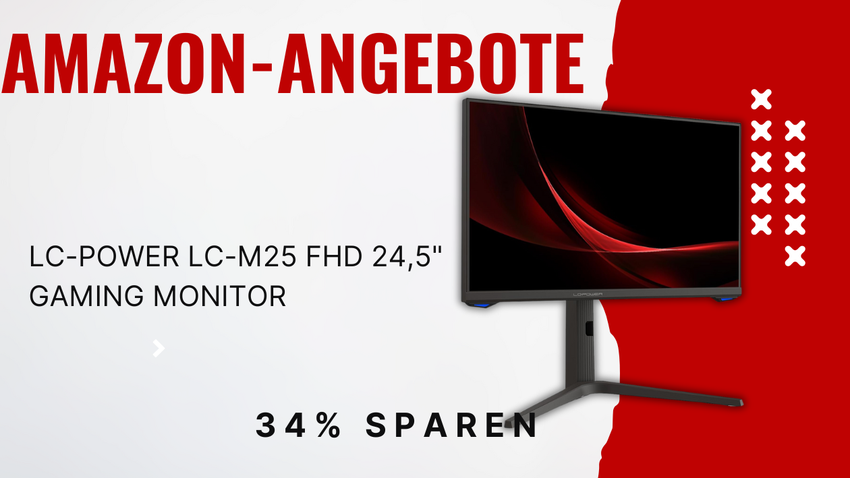 LC-POWER LC-M25 FHD 144 Gaming Monitor – Jetzt 50€ günstiger!