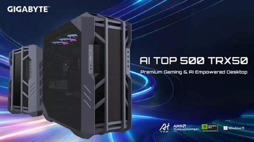 RTX 5090 und 768GB RAM: Gigabyte hat den AI TOP 500 TRX50 vorgestellt, einen ultra leistungsstarken PC für KI-Arbeiten und Gaming