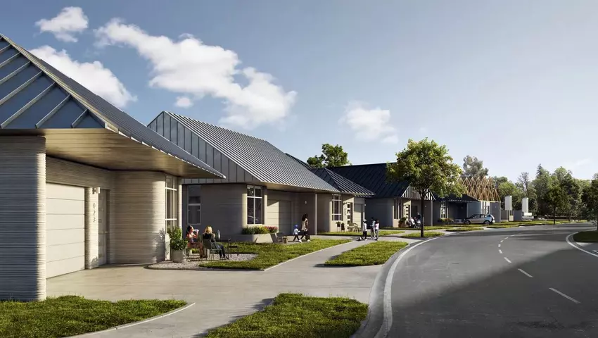 Ein ganzer Wohnblock soll in Texas mit 3D-Druckern gedruckt werden