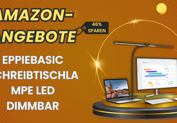 LED Schreibtischlampe mit Doppelkopf – Gigantische ...