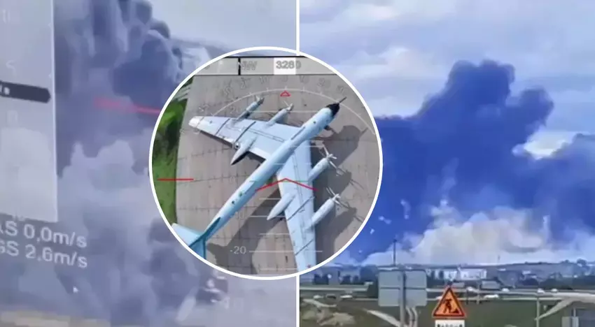 Einzigartiges Video: FPV-Drohnen sind unterwegs, um die russische strategische Luftfahrt im Rahmen der Operation "Spinnennetz" zu zerstören