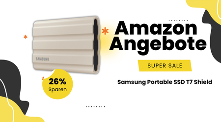 Samsung Portable SSD T7 Shield – Jetzt 33€ reduziert!