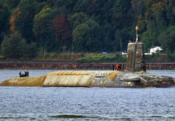 Das atomgetriebene U-Boot der Vanguard-Klasse, das ...