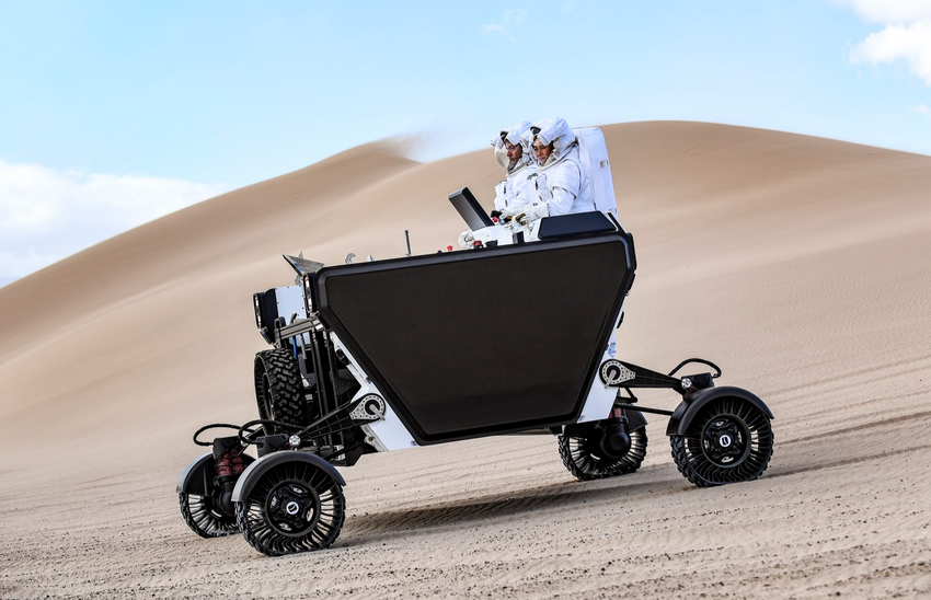 Starship wird einen riesigen FLEX-Rover zum Mond schicken, der Menschen transportieren kann