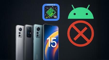 Mehr als dreißig Poco-, Redmi- und Xiaomi-Modelle erhalten kein Android 16 (Liste)
