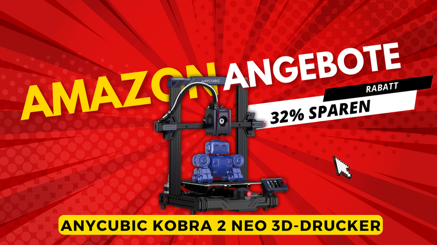 Anycubic Kobra 2 Neo 3D-Drucker – Jetzt 80€ günstiger!